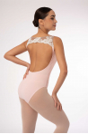 Justaucorps bretelles larges 31707 Intermezzo rose