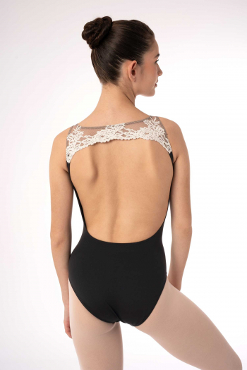 Justaucorps bretelles larges 31707 Intermezzo noir