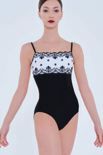 Eterna Wear Moi black and white leotard