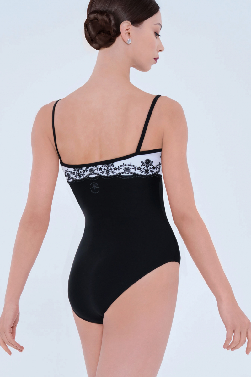Eterna Wear Moi black and white leotard