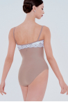 Eterna Wear Moi moka and white leotard