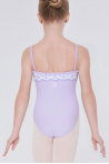 Justaucorps fille Eterna Wear Moi lilac et blanc