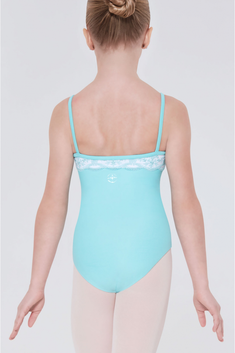 Justaucorps fille Eterna Wear Moi pacific et blanc