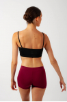 Wear Moi Gipsy burgundy dance shorts