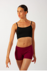 Wear Moi Gipsy burgundy dance shorts
