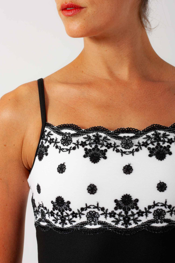 Justaucorps Eterna Wear Moi noir et blanc