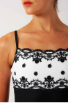 Eterna Wear Moi black and white leotard