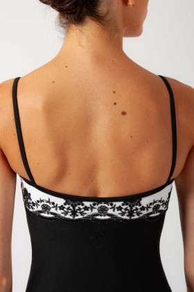 Eterna Wear Moi black and white leotard