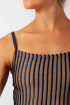 Leotard thin straps Colette Wear Moi navy