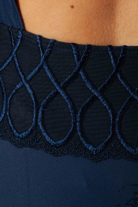 Justaucorps fines bretelles Colette Wear Moi navy