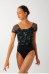 Floral leotard 31709 Intermezzo black