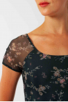 Floral leotard 31709 Intermezzo black