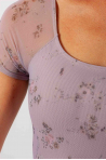 Floral leotard 31709 Intermezzo parme