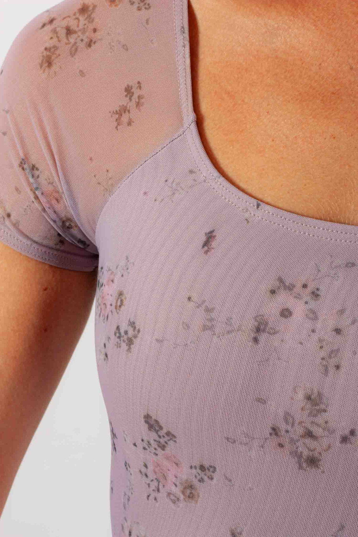 Floral leotard 31709 Intermezzo parme
