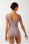 Floral leotard 31709 Intermezzo parme