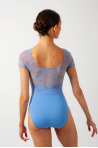 Floral leotard 31709 Intermezzo light blue