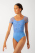 Floral leotard 31709 Intermezzo light blue