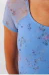 Justaucorps floral 31709 Intermezzo bleu
