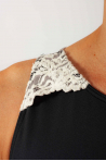 Leotard with wide straps 31707 Intermezzo black