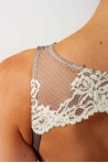 Leotard with wide straps 31707 Intermezzo taupe