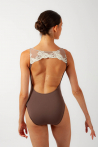 Justaucorps bretelles larges 31707 Intermezzo taupe