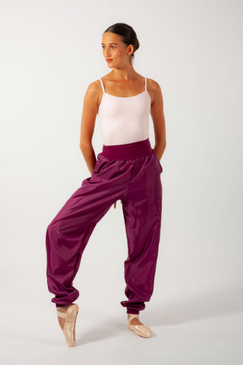 Burgundy perspiration warm up pants 5297 Intermezzo