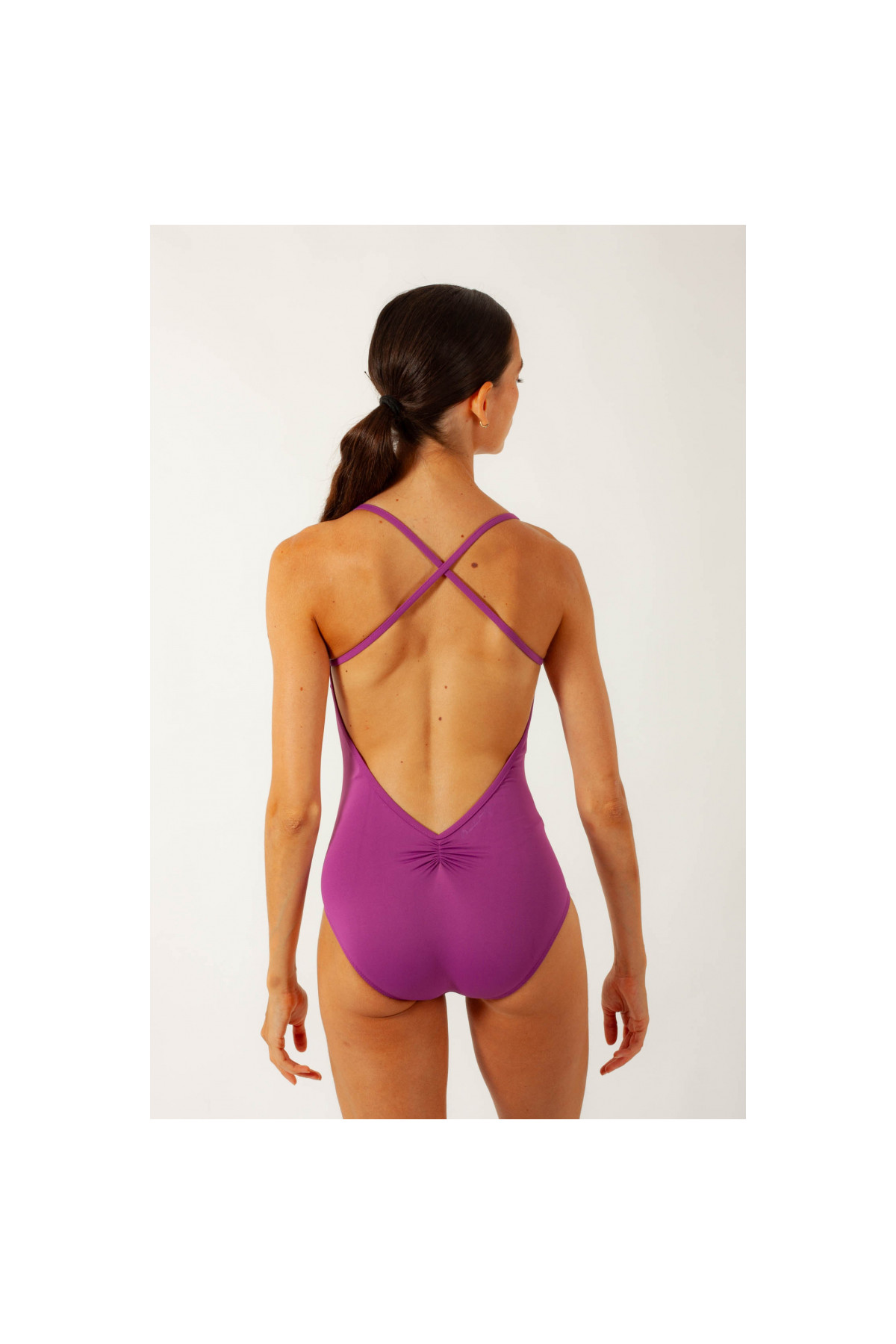 Justaucorps dos nos Kayla Ballet Rosa médium orchidée