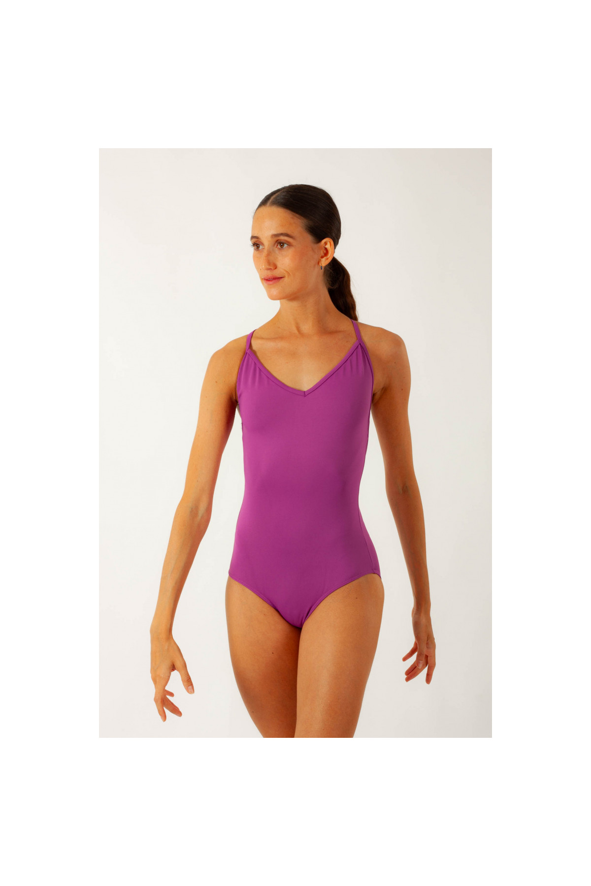 Justaucorps enfant dos nos Kayla Ballet Rosa médium orchidée