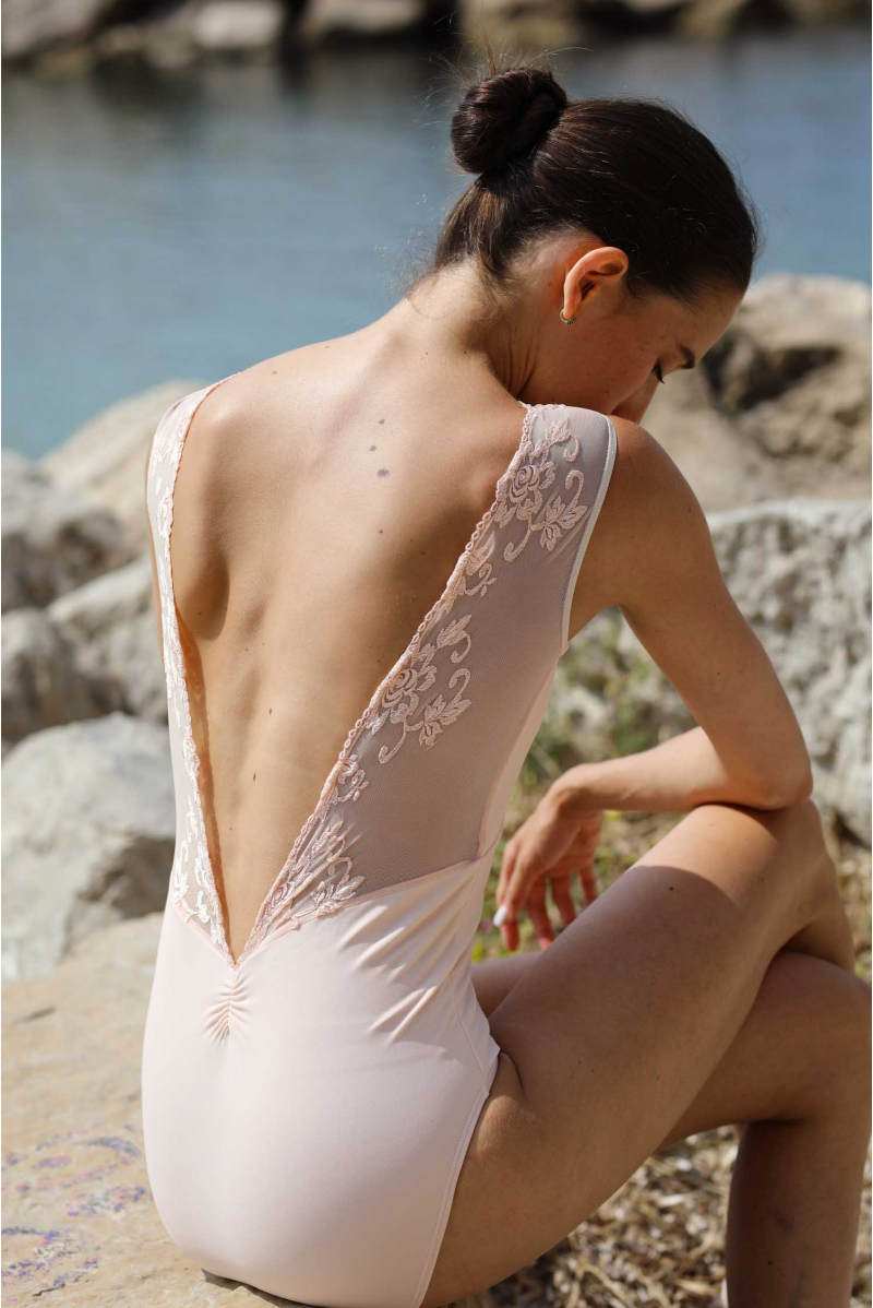 Justaucorps Bertille Ballet Rosa poudré