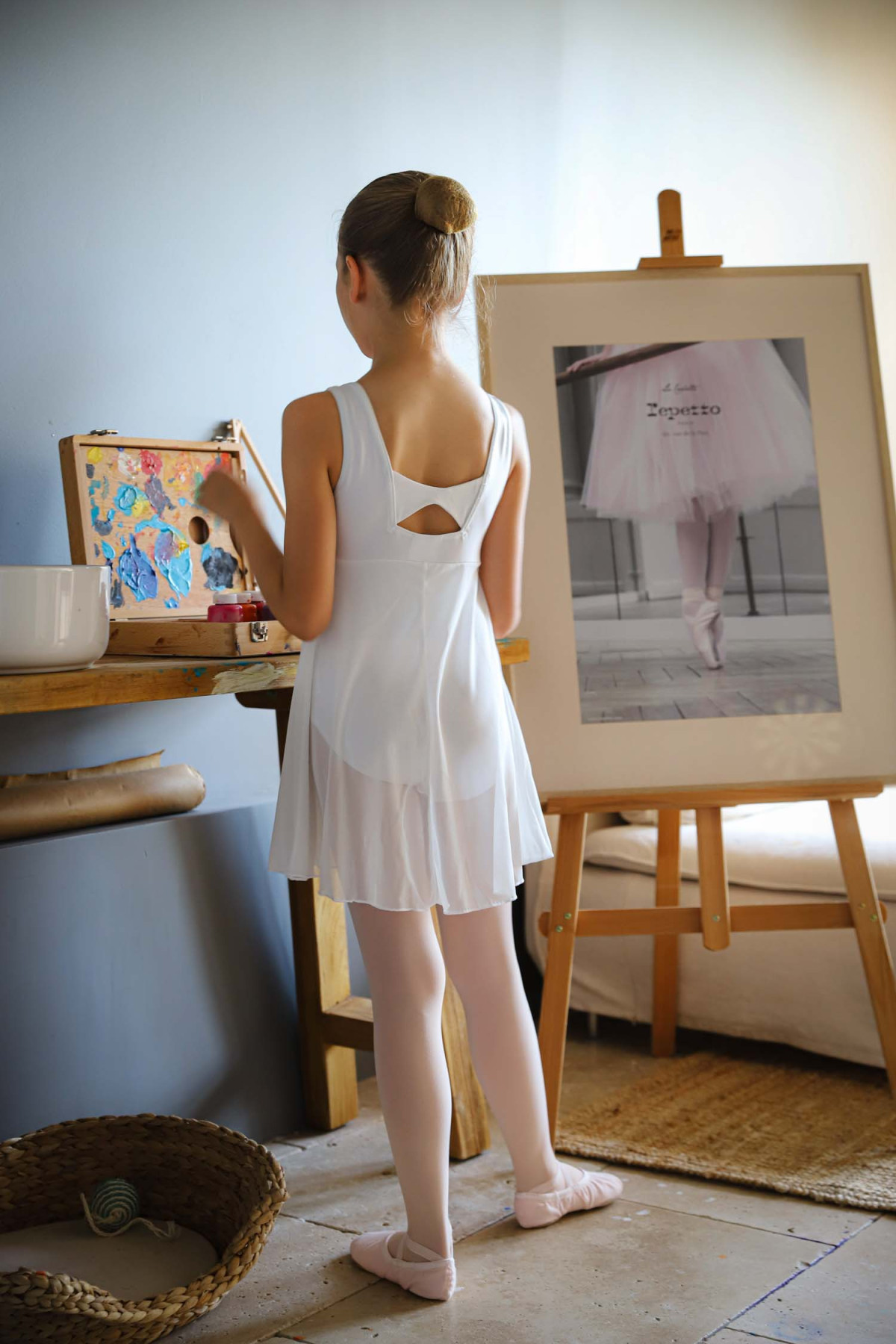 Tunique Empire Capezio 3968C blanche