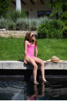 Justaucorps Wear Moi Faustine rose enfant