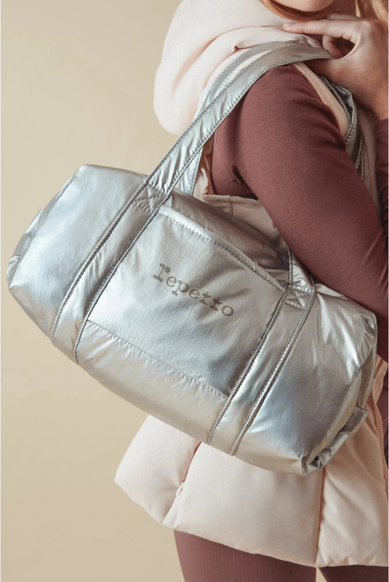Sac Repetto polochon B0232NC argent