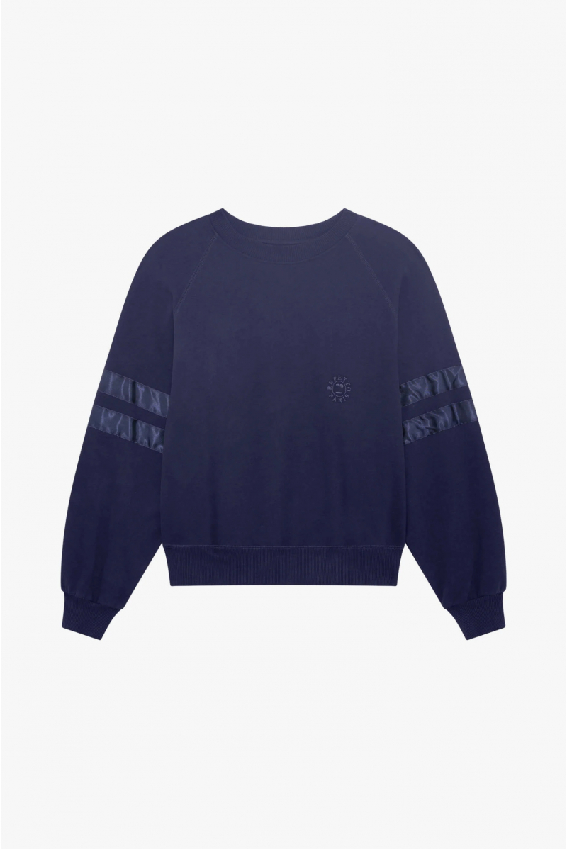 Repetto S0573A navy satin band sweatshirt