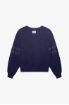 Repetto S0573A navy satin band sweatshirt