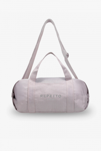 Grand sac polochon à bandoulière Repetto gris