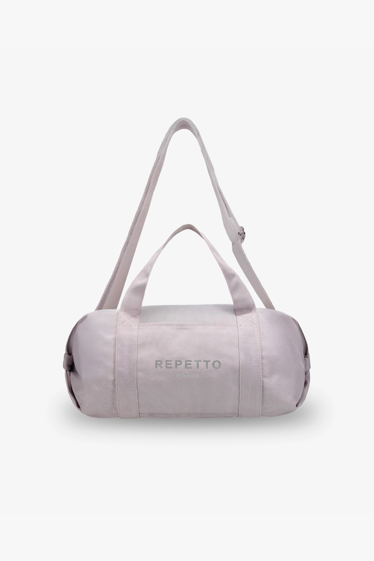 Sac polochon à bandoulière Repetto gris