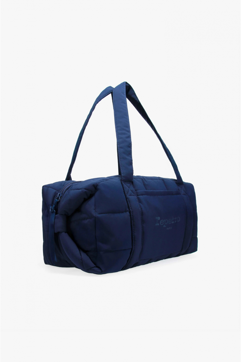 Sac polochon en nylon matelassé Repetto marine 