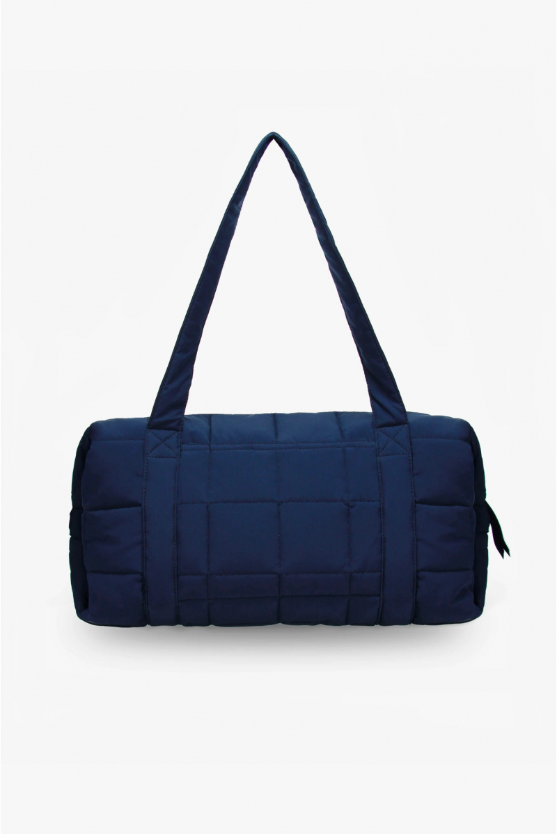 Grand Polochon en nylon matelassé B0233N marine