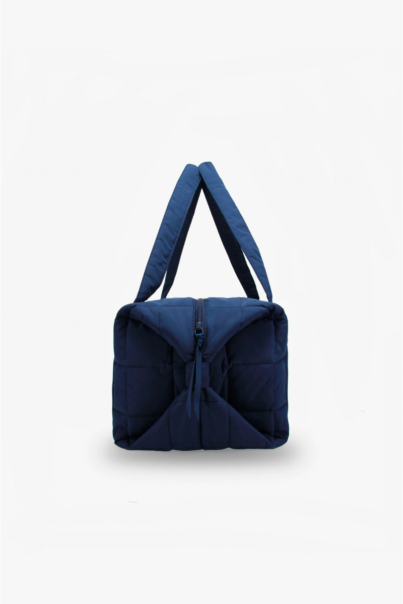 Grand Polochon en nylon matelassé B0233N marine