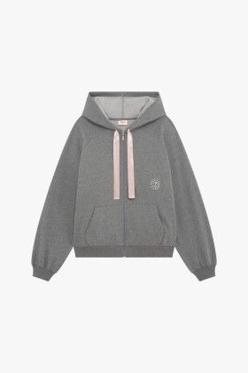 Repetto grey marl zip-up hoodie