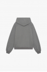 Sweat zippé à capuche Repetto gris chiné