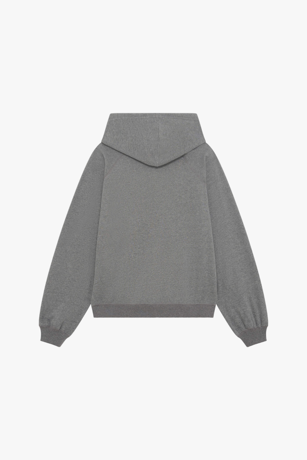 Sweat zippé à capuche Repetto gris chiné
