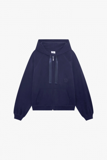 Sweat zippé à capuche Repetto marine
