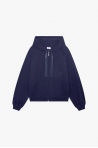 Sweat zippé à capuche Repetto marine