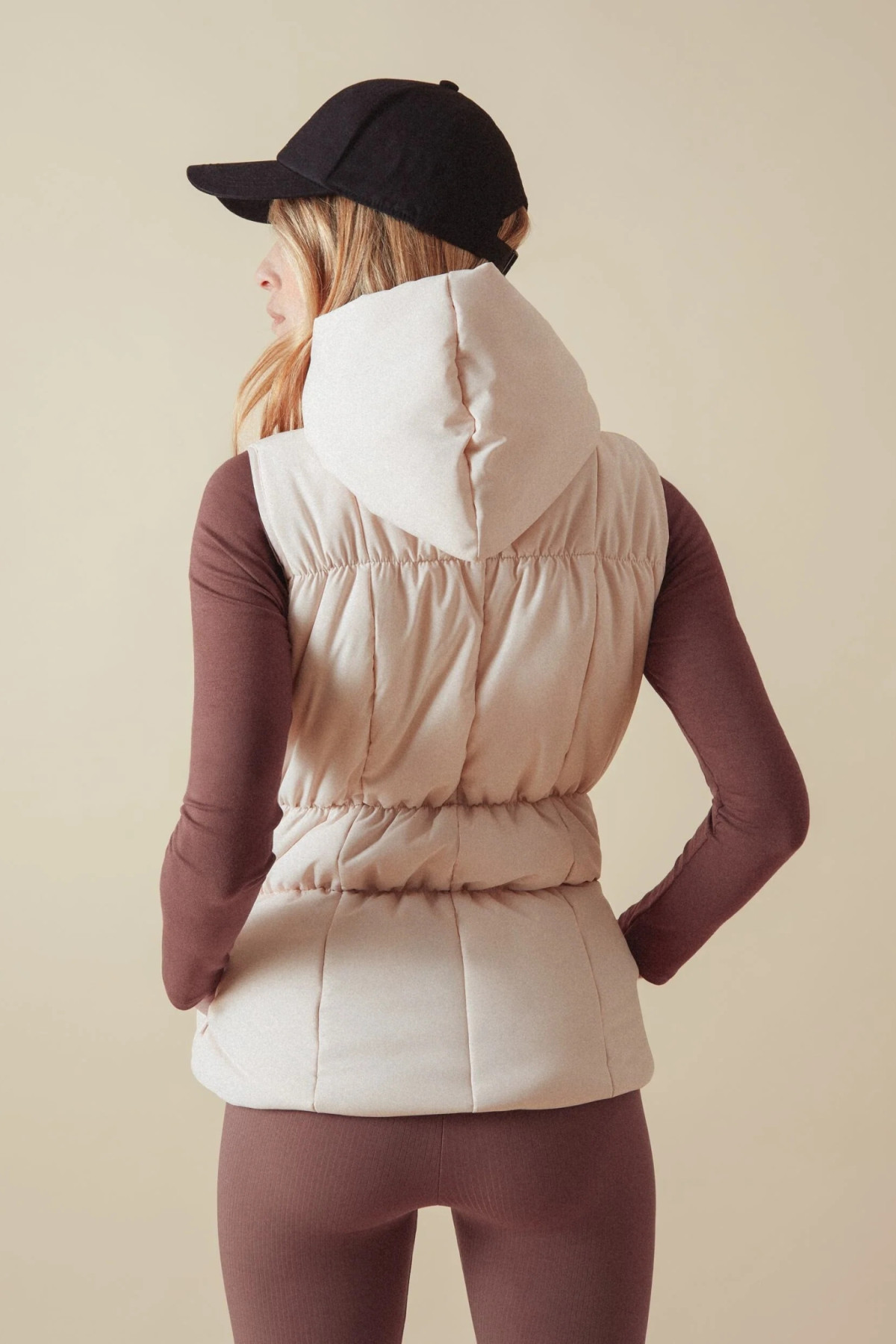 Doudoune sans manche Repetto S0612M rose