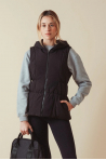 Repetto S0612M black sleeveless jacket