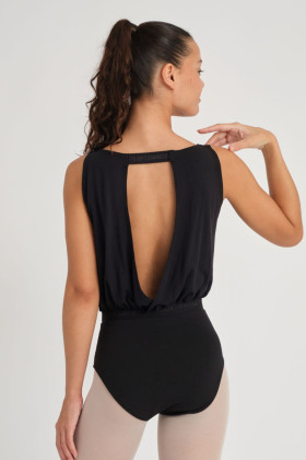 Justaucorps dos nu Gwen Temps Danse noir