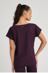 T-shirt Temps Danse Ava manches courtes figue