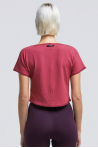 Short-sleeved T-shirt Temps Danse Agile I am raspberry
