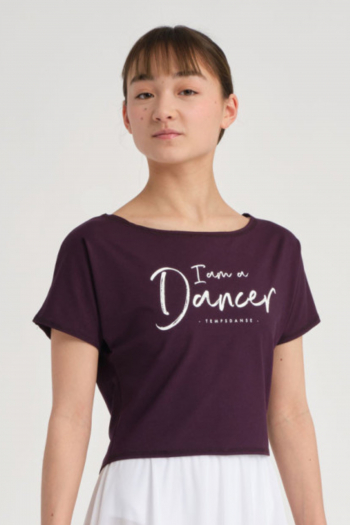 Short-sleeved T-shirt Temps Danse Agile I am fig